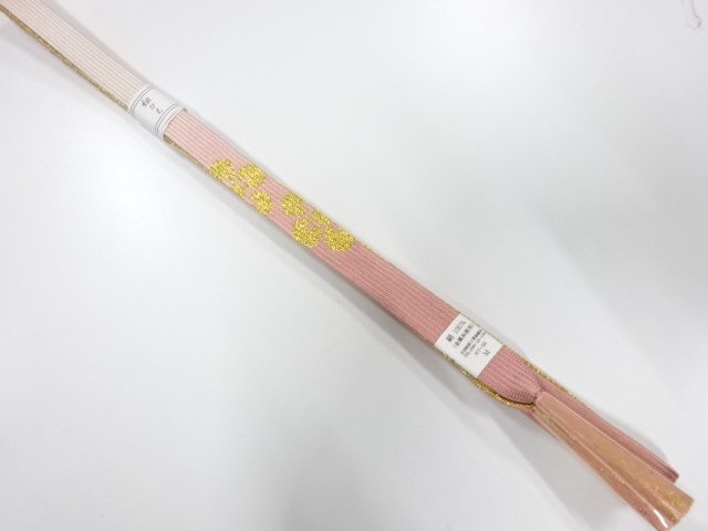 JAPANESE KIMONO / UNUSED KOREI HAND-TIED OBIJIME